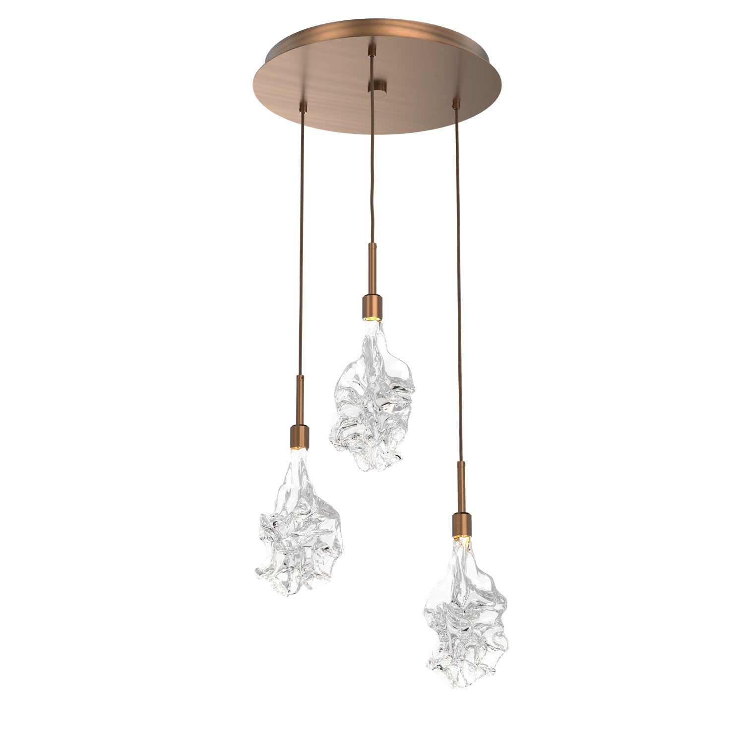 Hammerton Studio - CHB0059-03-RB-BC-C01-L1 - LED Pendant - Blossom - Oil Rubbed Bronze