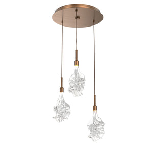 Hammerton Studio - CHB0059-03-RB-BC-C01-L3 - LED Pendant - Blossom - Oil Rubbed Bronze