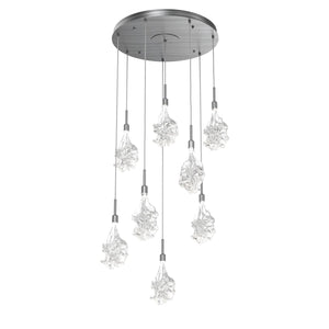 Hammerton Studio - CHB0059-08-GM-BC-C01-L1 - LED Pendant - Blossom - Gunmetal