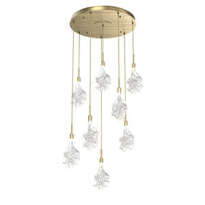 Hammerton Studio - CHB0059-08-HB-BC-C01-L1 - LED Pendant - Blossom - Heritage Brass