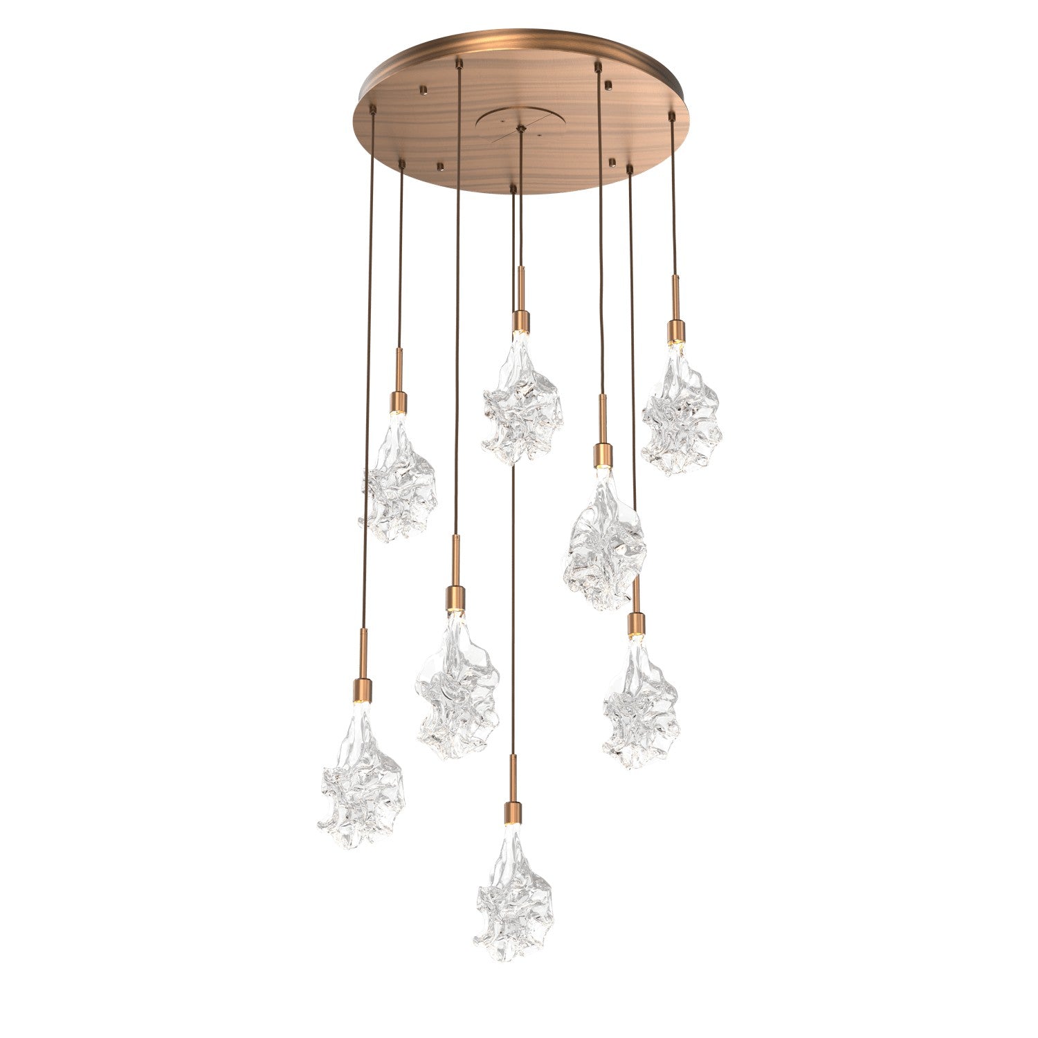 Hammerton Studio - CHB0059-08-RB-BC-C01-L1 - LED Pendant - Blossom - Oil Rubbed Bronze