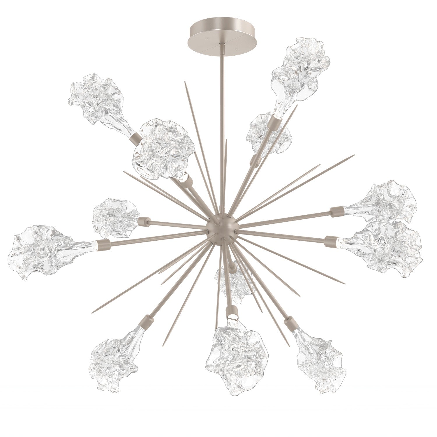 Hammerton Studio - CHB0059-0B-BS-BC-001-L1 - LED Starburst - Blossom - Beige Silver