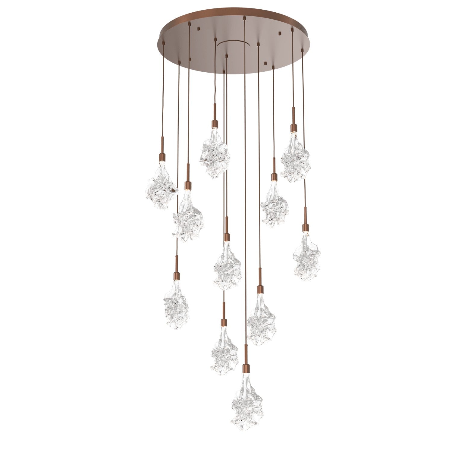 Hammerton Studio - CHB0059-11-BB-BC-C01-L1 - LED Pendant - Blossom - Burnished Bronze