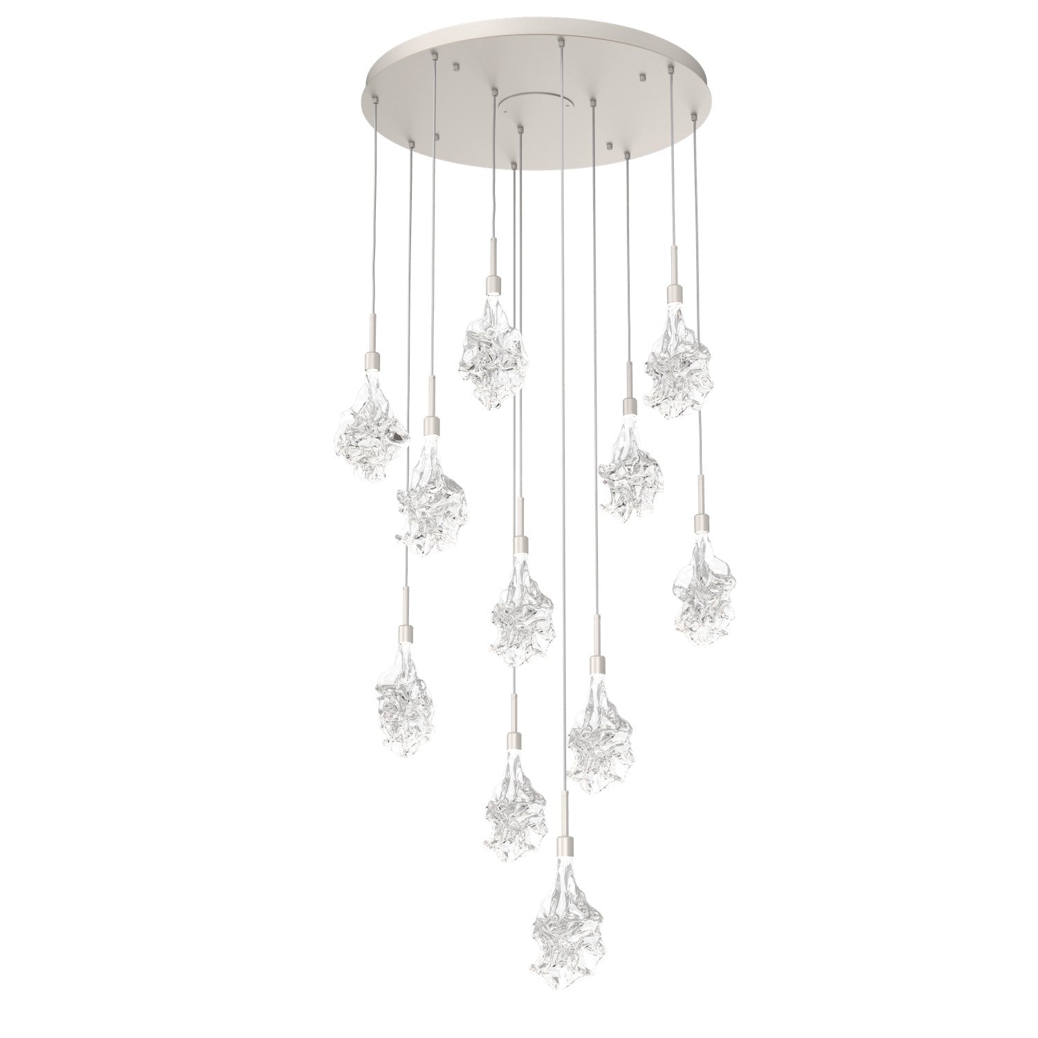 Hammerton Studio - CHB0059-11-BS-BC-C01-L1 - LED Pendant - Blossom - Beige Silver