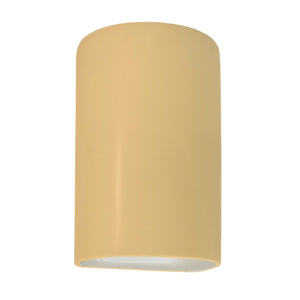 Justice Designs - CER-0940W-MYLW - One Light Outdoor Wall Sconce - Ambiance - Muted Yellow