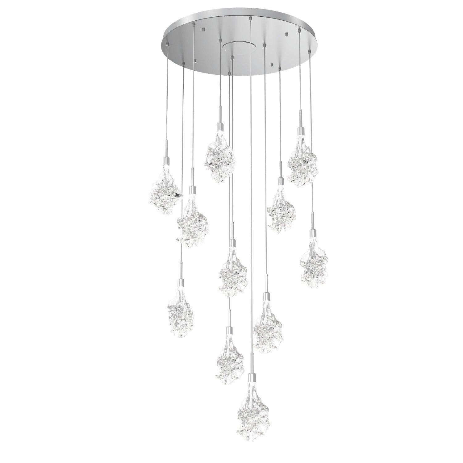 Hammerton Studio - CHB0059-11-CS-BC-C01-L1 - LED Pendant - Blossom - Classic Silver