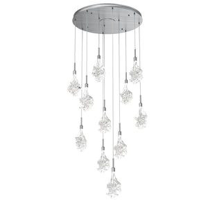 Hammerton Studio - CHB0059-11-GM-BC-C01-L1 - LED Pendant - Blossom - Gunmetal