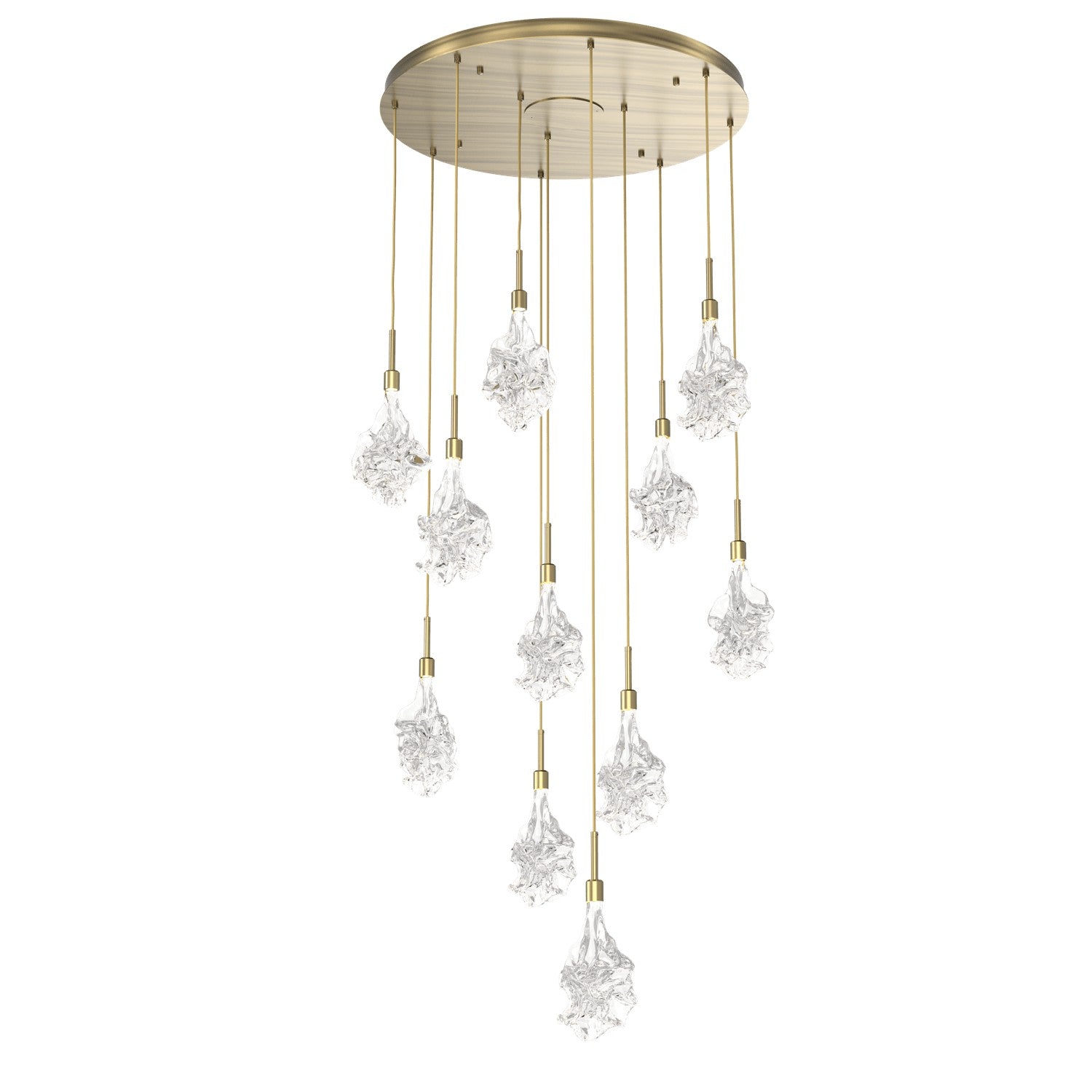 Hammerton Studio - CHB0059-11-HB-BC-C01-L1 - LED Pendant - Blossom - Heritage Brass