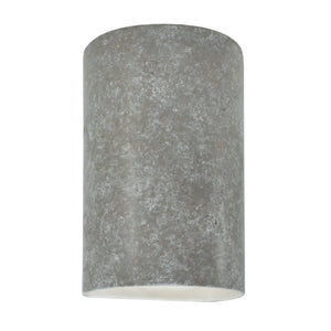 Justice Designs - CER-0945-TRAM - Lantern - Ambiance - Mocha Travertine