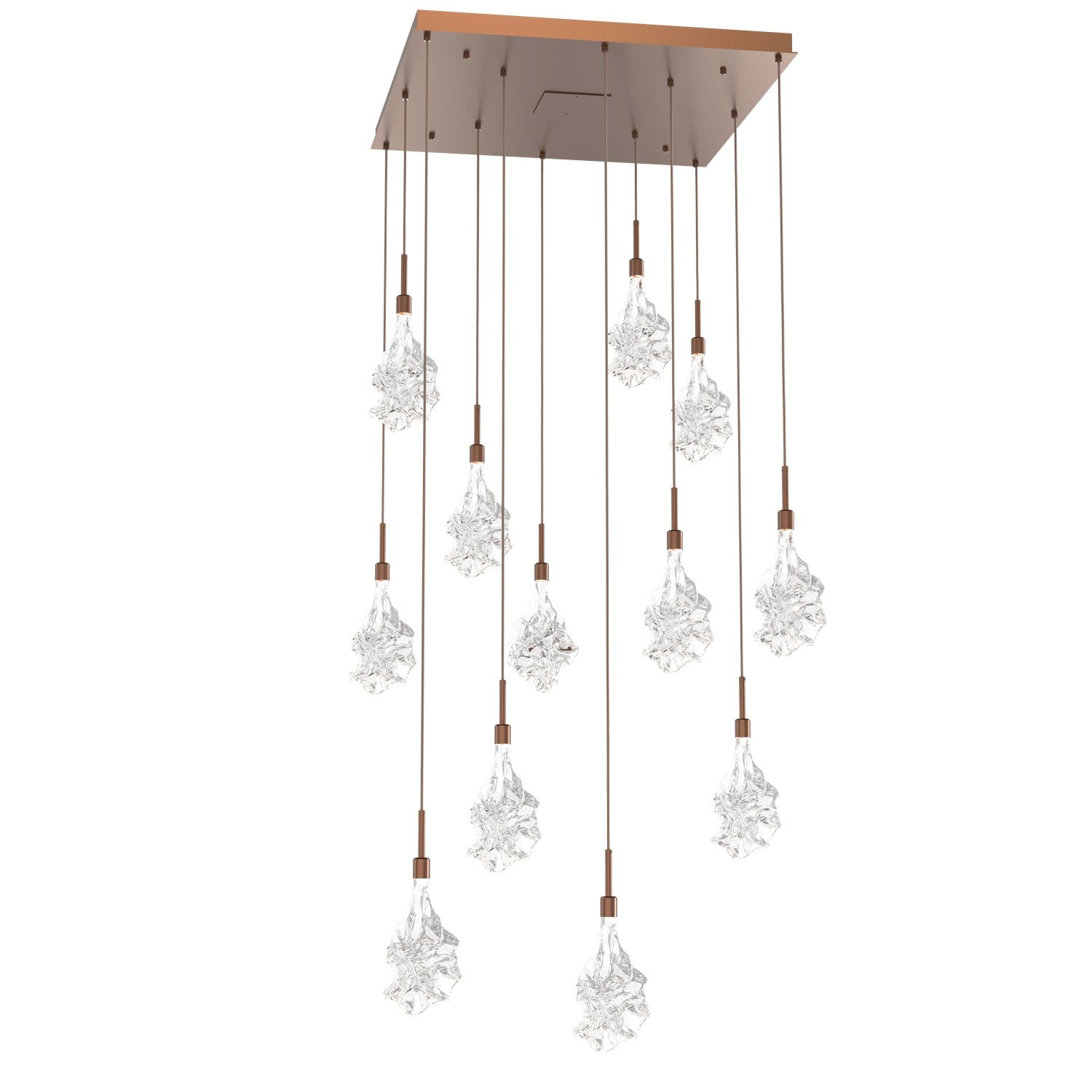 Hammerton Studio - CHB0059-12-BB-BC-C01-L1 - LED Pendant - Blossom - Burnished Bronze