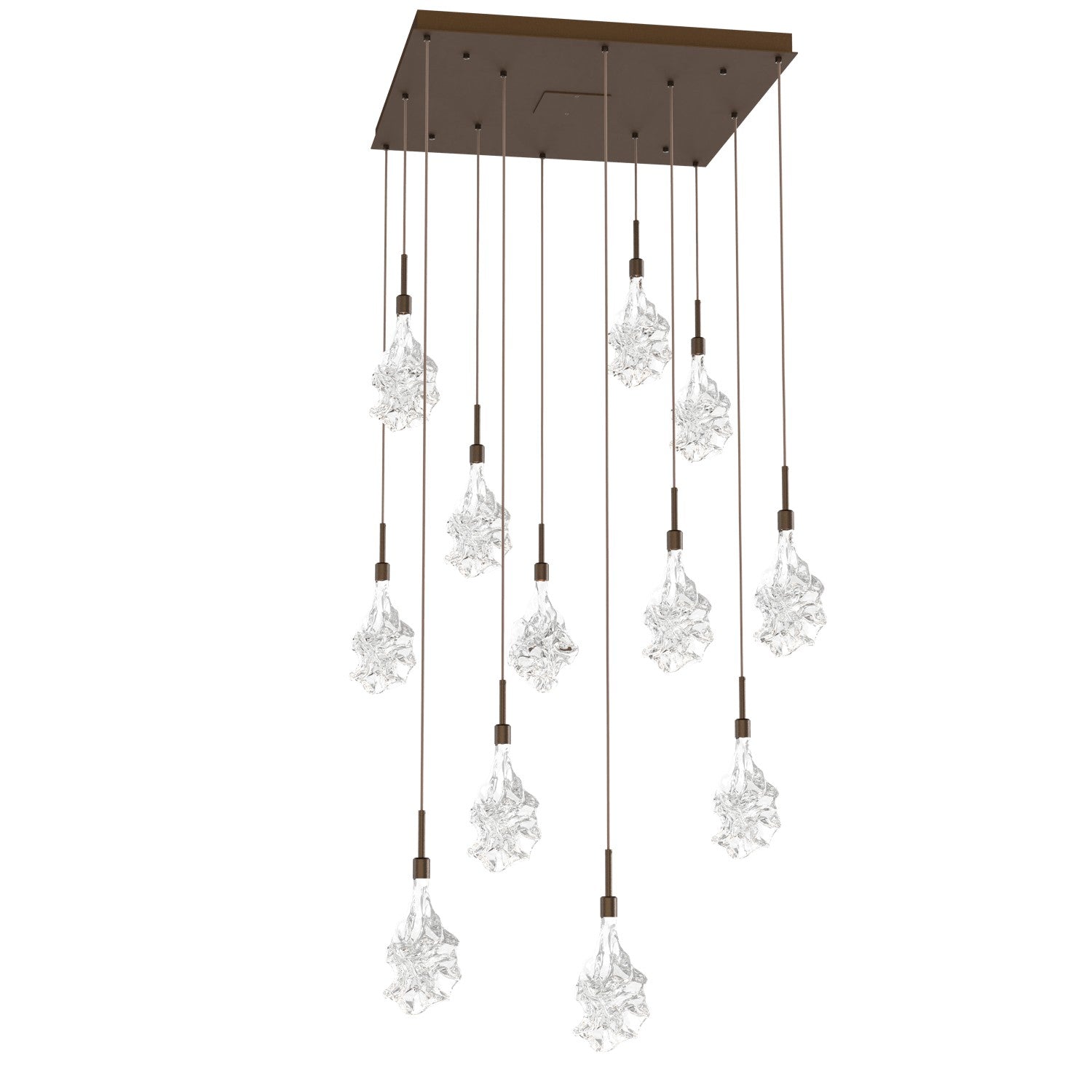 Hammerton Studio - CHB0059-12-FB-BC-C01-L1 - LED Pendant - Blossom - Flat Bronze