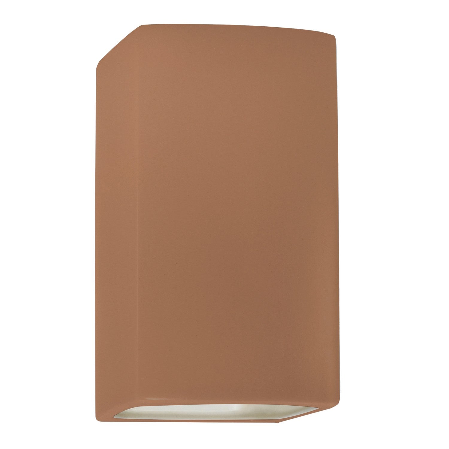 Justice Designs - CER-0950-ADOB - One Light Wall Sconce - Ambiance - Adobe