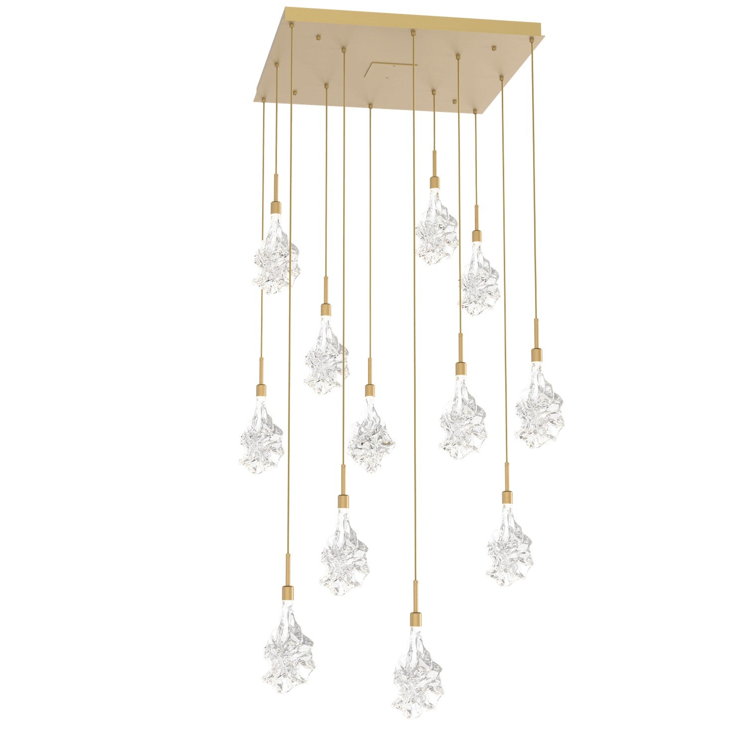 Hammerton Studio - CHB0059-12-GB-BC-C01-L1 - LED Pendant - Blossom - Gilded Brass