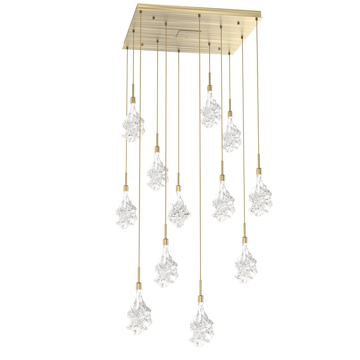 Hammerton Studio - CHB0059-12-HB-BC-C01-L1 - LED Pendant - Blossom - Heritage Brass