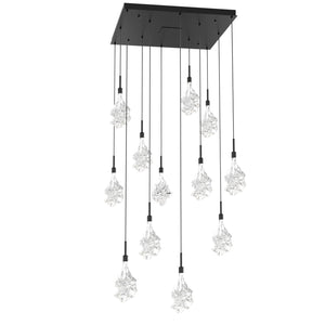 Hammerton Studio - CHB0059-12-MB-BC-C01-L3 - LED Pendant - Blossom - Matte Black