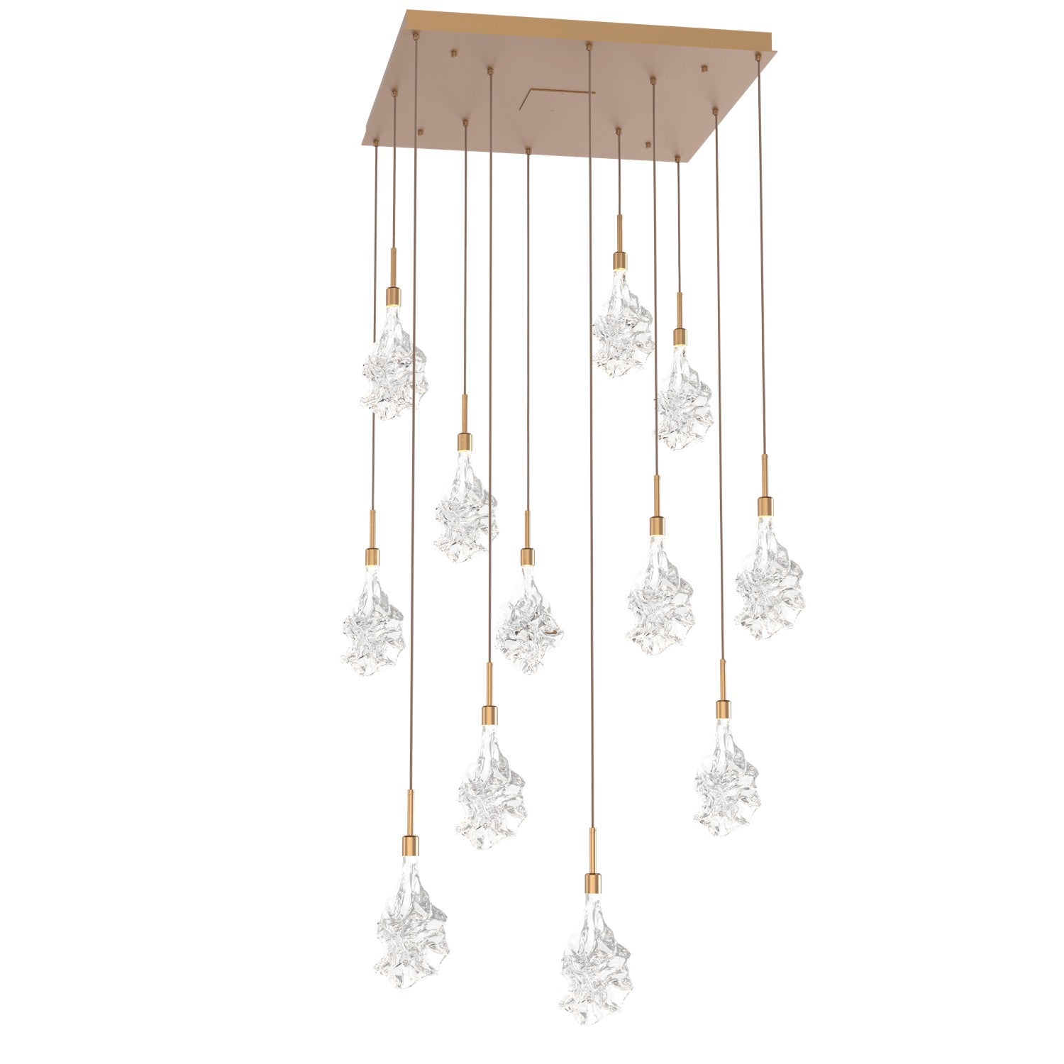 Hammerton Studio - CHB0059-12-NB-BC-C01-L1 - LED Pendant - Blossom - Novel Brass