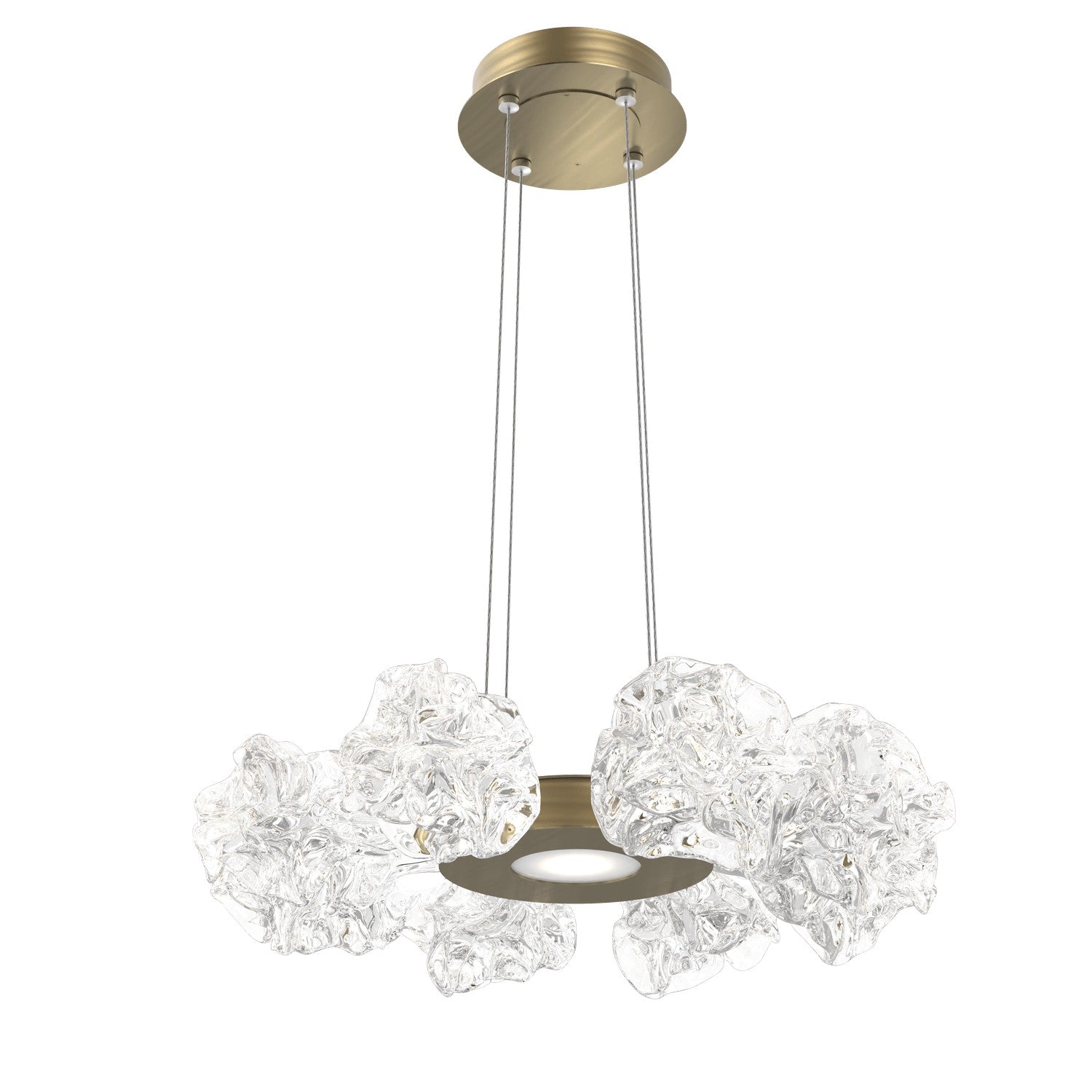 Hammerton Studio - CHB0059-24-HB-BC-CA1-L1 - LED Chandelier - Blossom - Heritage Brass