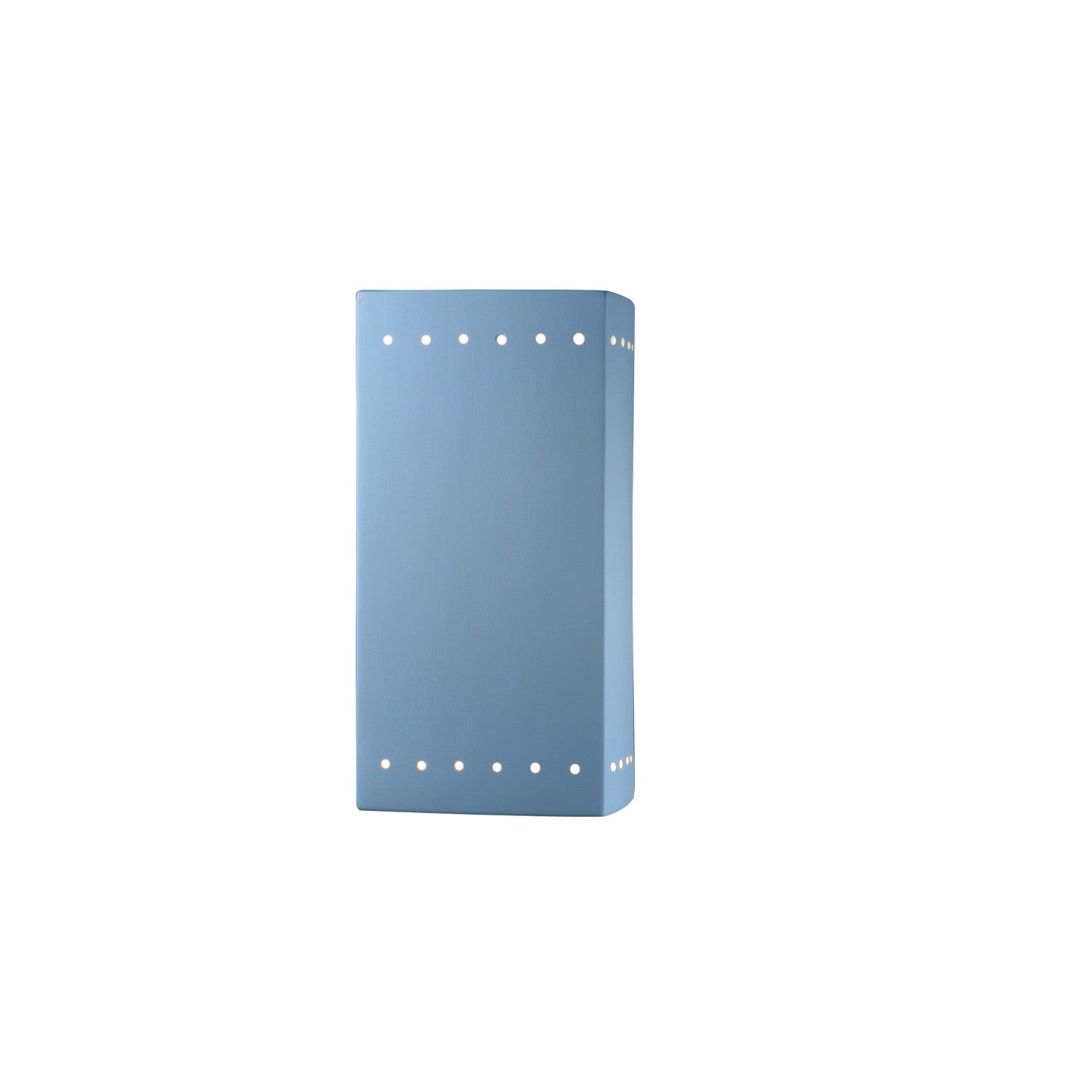 Justice Designs - CER-0965-SKBL - Two Light Wall Sconce - Ambiance - Sky Blue