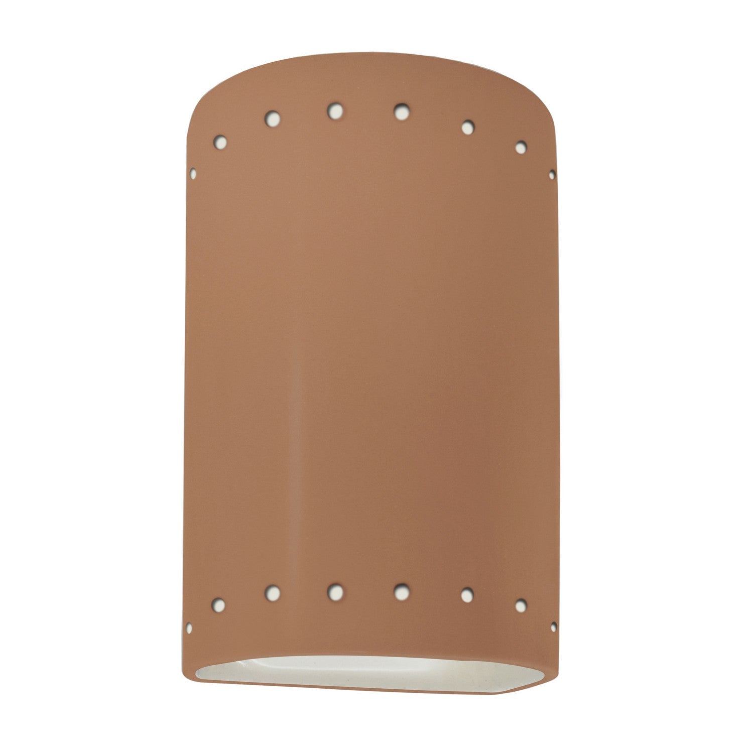 Justice Designs - CER-0990-ADOB - One Light Wall Sconce - Ambiance - Adobe