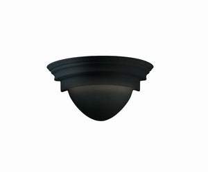 Justice Designs - CER-1005-CRB - Wall Sconce - Ambiance - Carbon - Matte Black