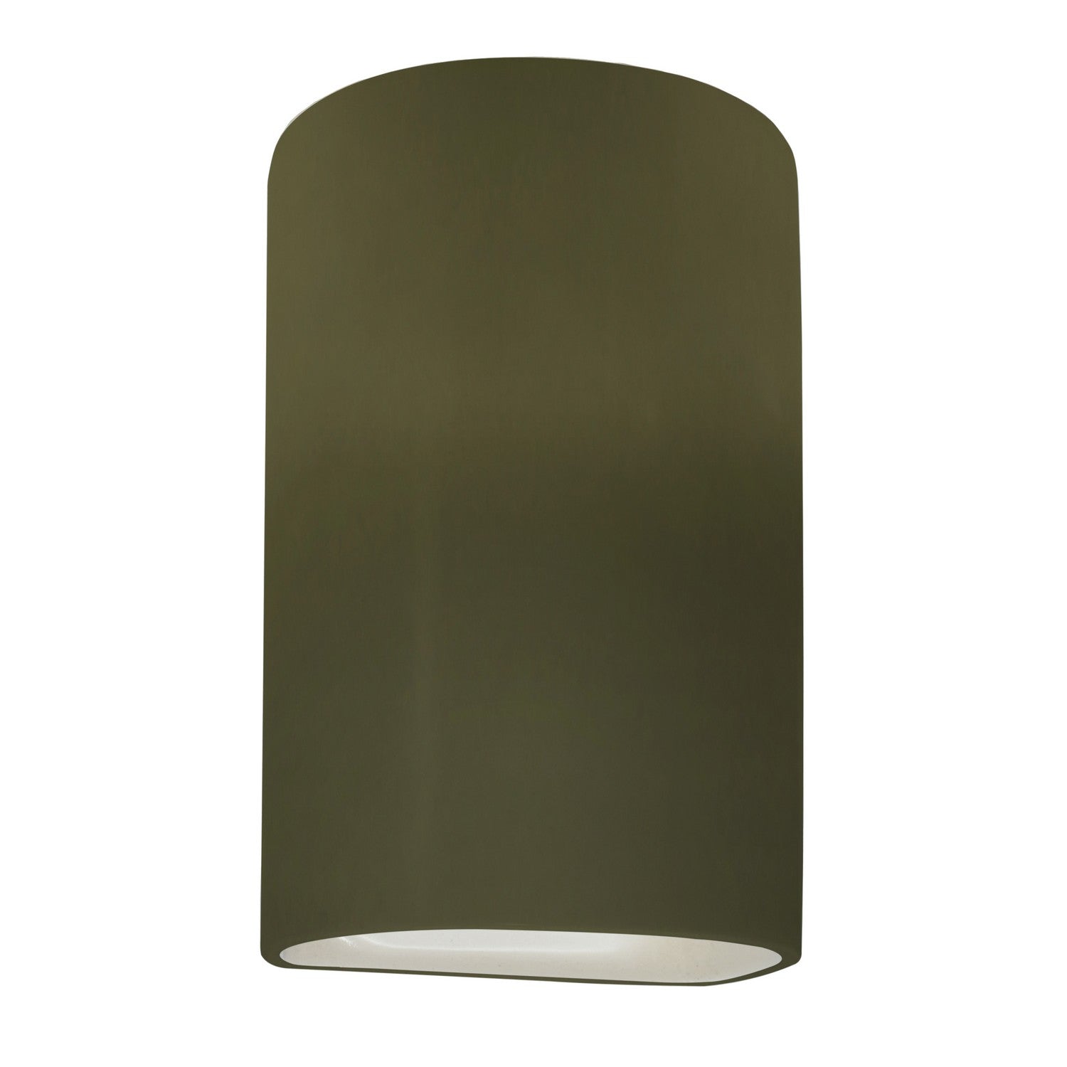 Justice Designs - CER-1260-MGRN - One Light Wall Sconce - Ambiance - Matte Green