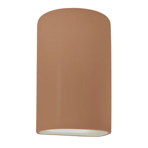 Justice Designs - CER-1265-ADOB - Two Light Wall Sconce - Ambiance - Adobe