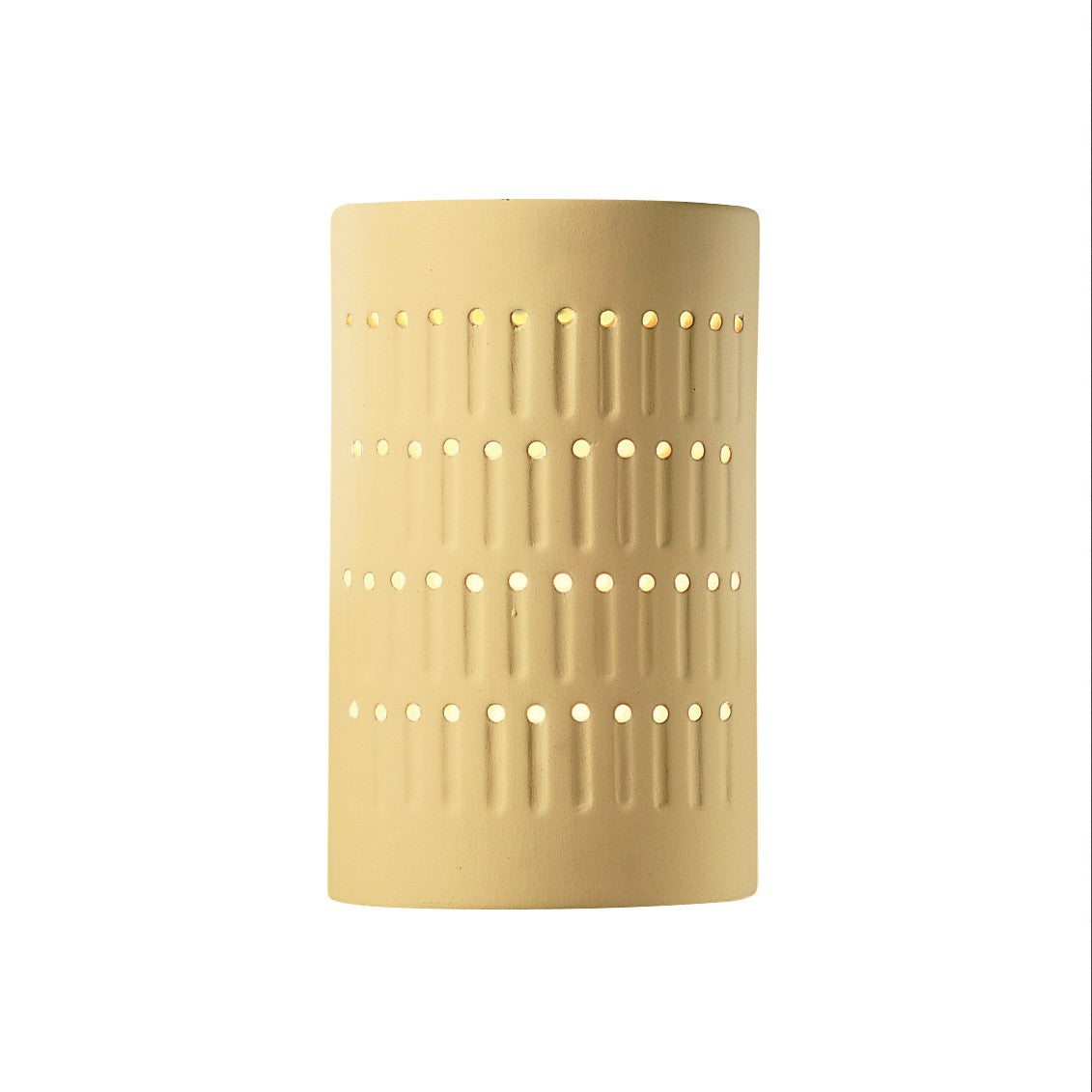 Justice Designs - CER-2285-MYLW - One Light Wall Sconce - Ambiance - Muted Yellow