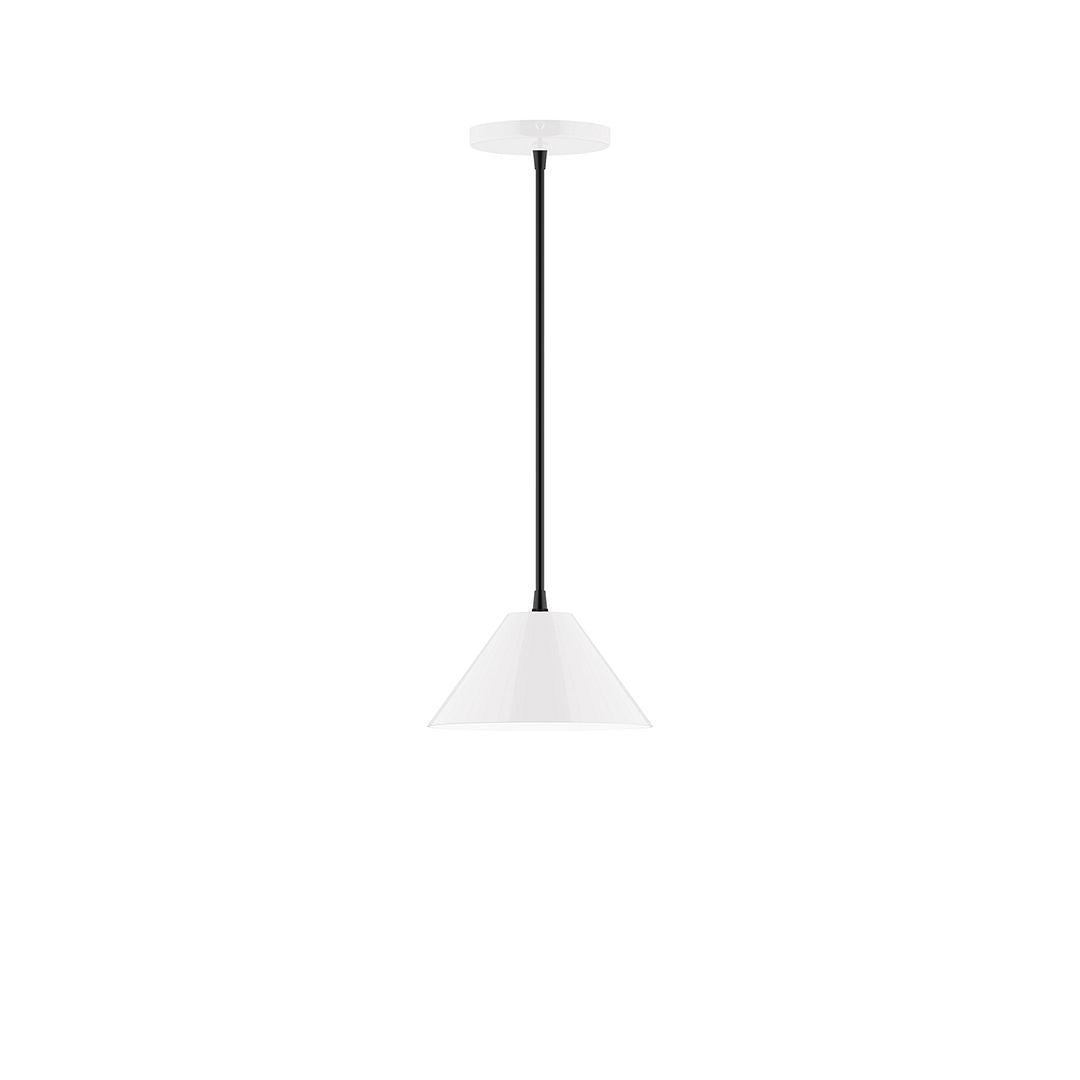 Montclair Light Works - PEB421-44-C01 - One Light Pendant - Axis - White