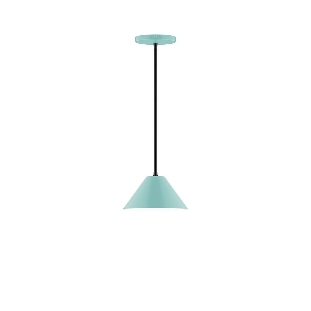 Montclair Light Works - PEB421-48-C12 - One Light Pendant - Axis - Sea Green