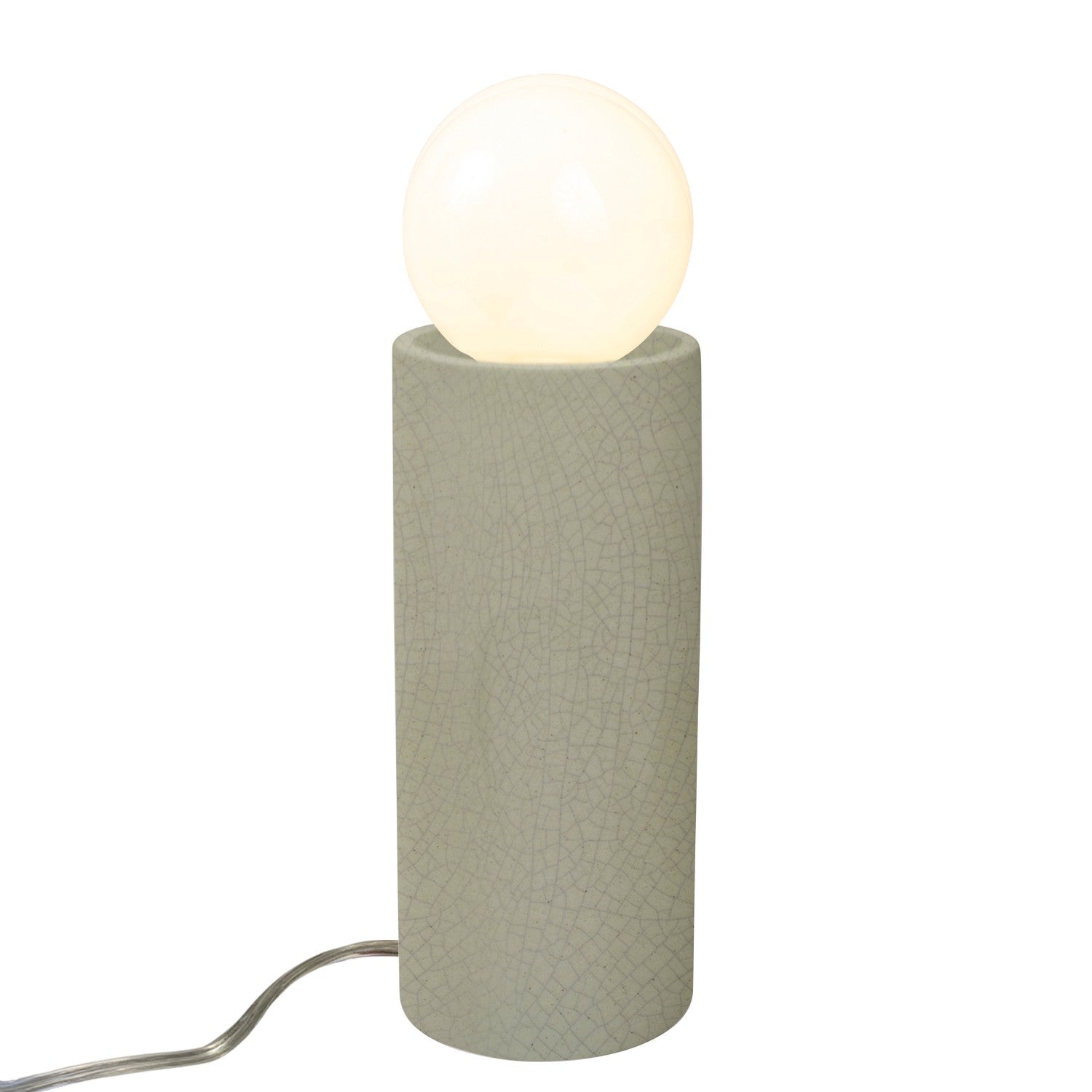 Justice Designs - CER-2465-CKC - One Light Portable - Portable - Celadon Green Crackle