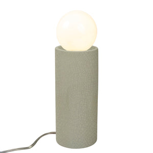 Justice Designs - CER-2465-CKC - One Light Portable - Portable - Celadon Green Crackle