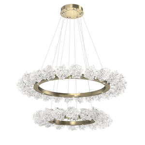 Hammerton Studio - CHB0059-2B-HB-BC-CA1-L3 - LED Chandelier - Blossom - Heritage Brass