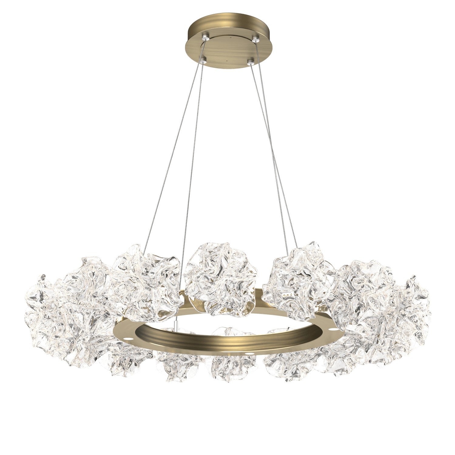 Hammerton Studio - CHB0059-36-HB-BC-CA1-L3 - LED Chandelier - Blossom - Heritage Brass