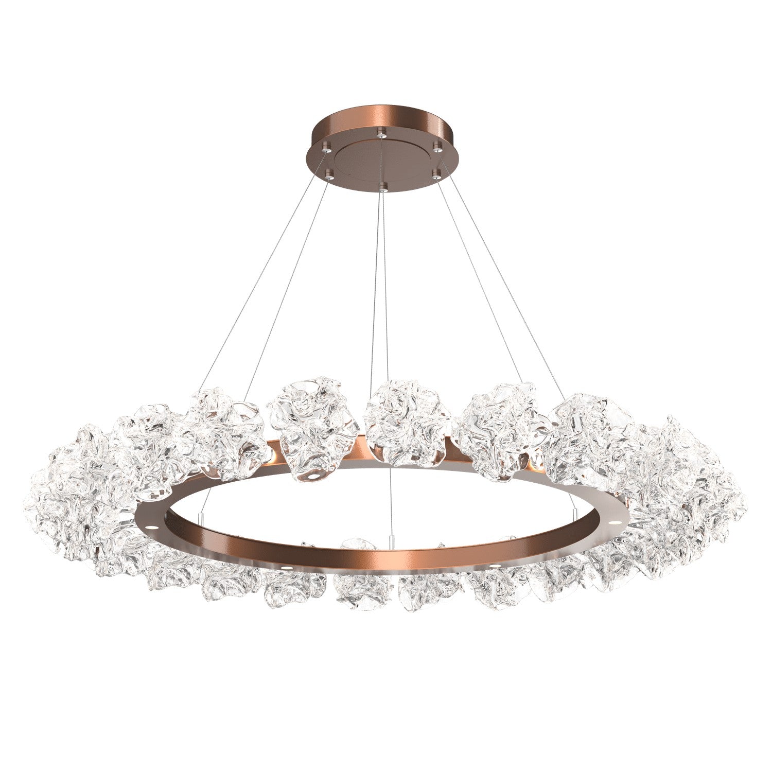 Hammerton Studio - CHB0059-50-BB-BC-CA1-L1 - LED Chandelier - Blossom - Burnished Bronze