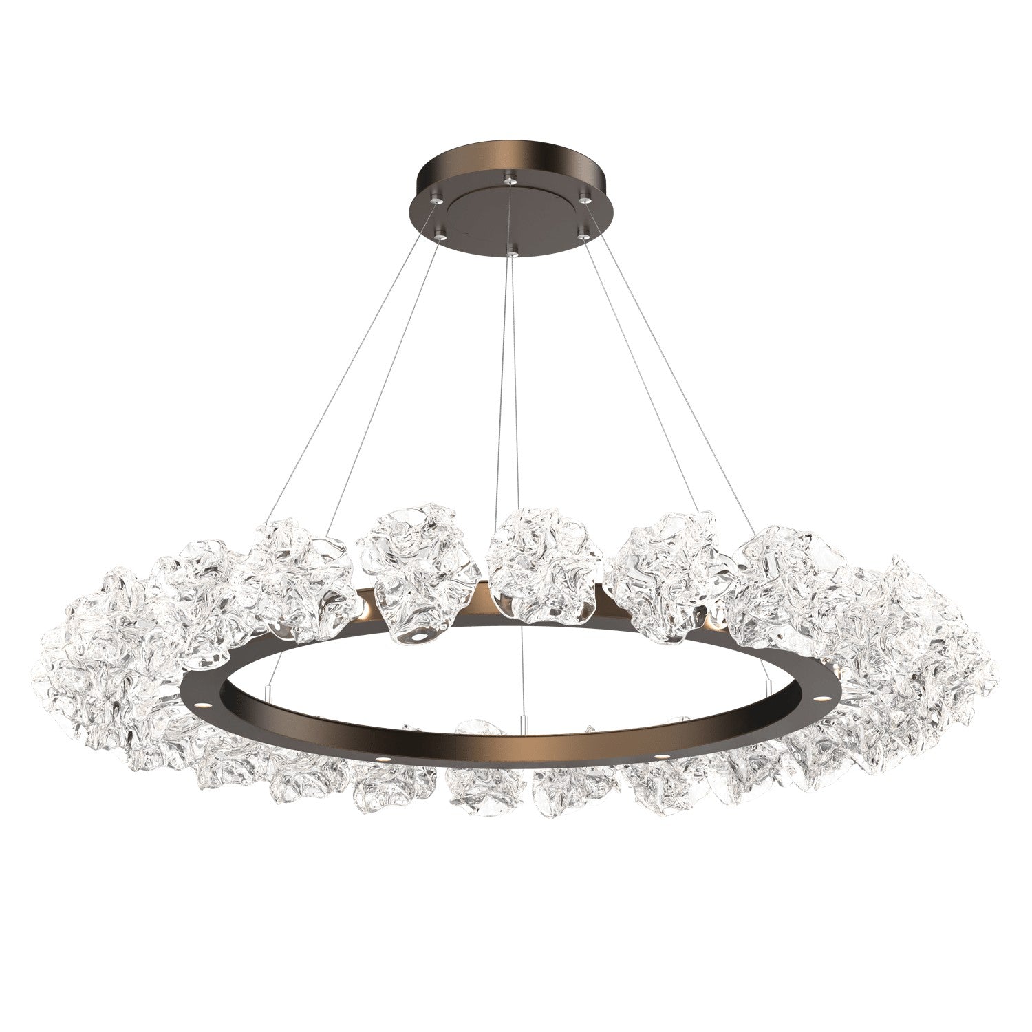 Hammerton Studio - CHB0059-50-FB-BC-CA1-L1 - LED Chandelier - Blossom - Flat Bronze