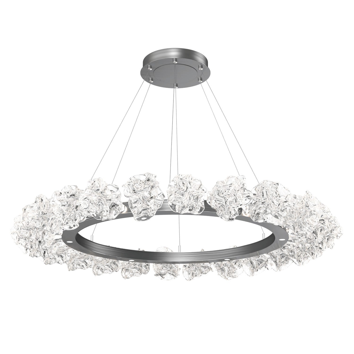 Hammerton Studio - CHB0059-50-GM-BC-CA1-L1 - LED Chandelier - Blossom - Gunmetal