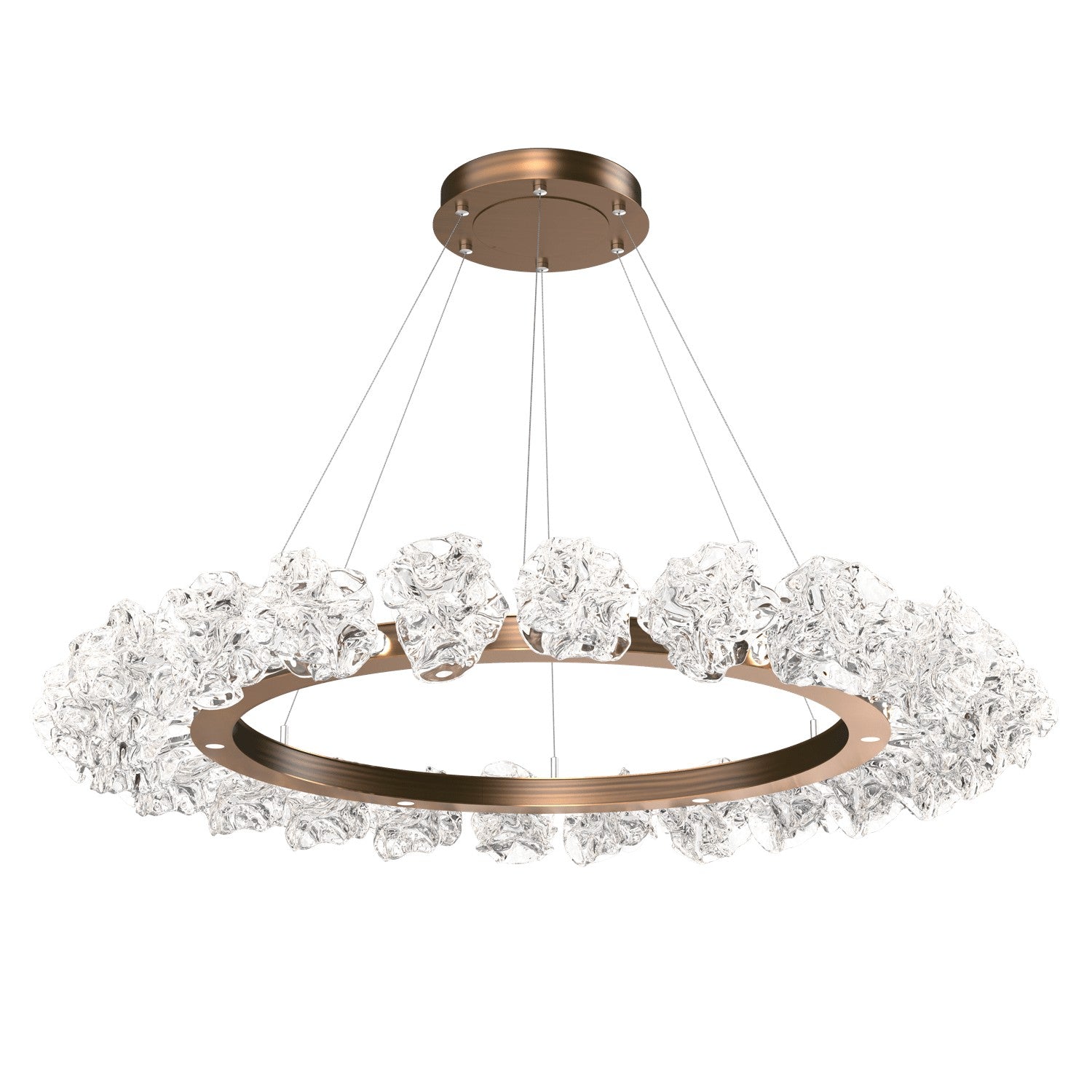 Hammerton Studio - CHB0059-50-RB-BC-CA1-L3 - LED Chandelier - Blossom - Oil Rubbed Bronze