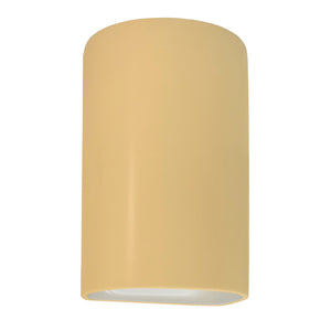 Justice Designs - CER-5260W-MYLW - One Light Outdoor Wall Sconce - Ambiance - Muted Yellow