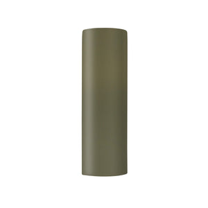 Justice Designs - CER-5407-MGRN - One Light Wall Sconce - Ambiance - Matte Green