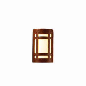 Justice Designs - CER-5485W-HMCP - LED Wall Sconce - Ambiance - Hammered Copper