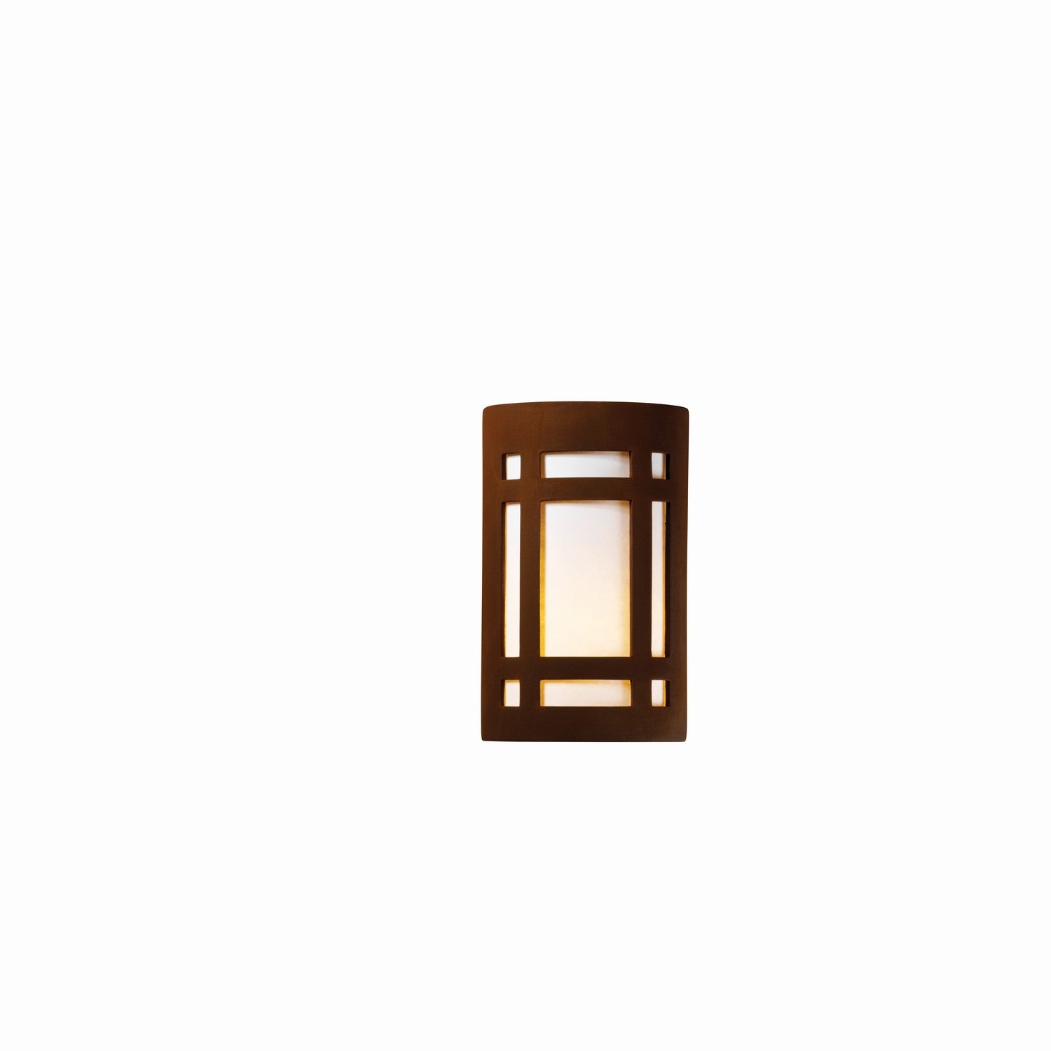 Justice Designs - CER-5485W-RRST - LED Wall Sconce - Ambiance - Real Rust