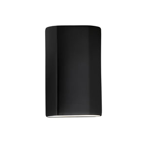 Justice Designs - CER-5500W-CRB - Wall Sconce - Ambiance - Carbon - Matte Black