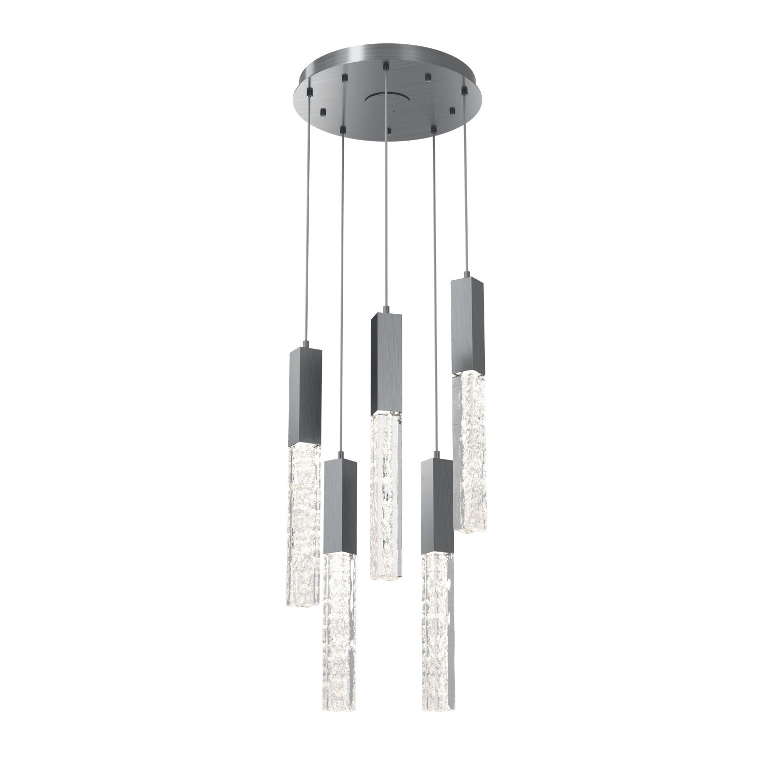 Hammerton Studio - CHB0060-05-GM-GC-C01-L1 - LED Pendant - Axis - Gunmetal