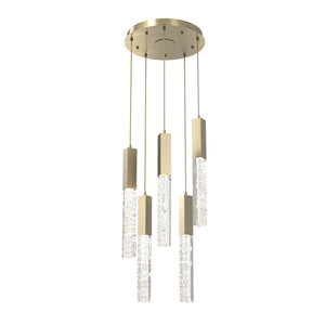 Hammerton Studio - CHB0060-05-HB-GC-C01-L1 - LED Pendant - Axis - Heritage Brass