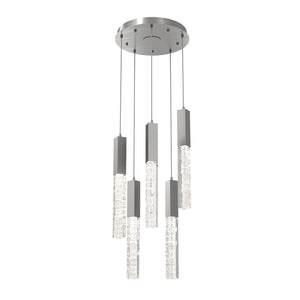 Hammerton Studio - CHB0060-05-SN-GC-C01-L1 - LED Pendant - Axis - Satin Nickel