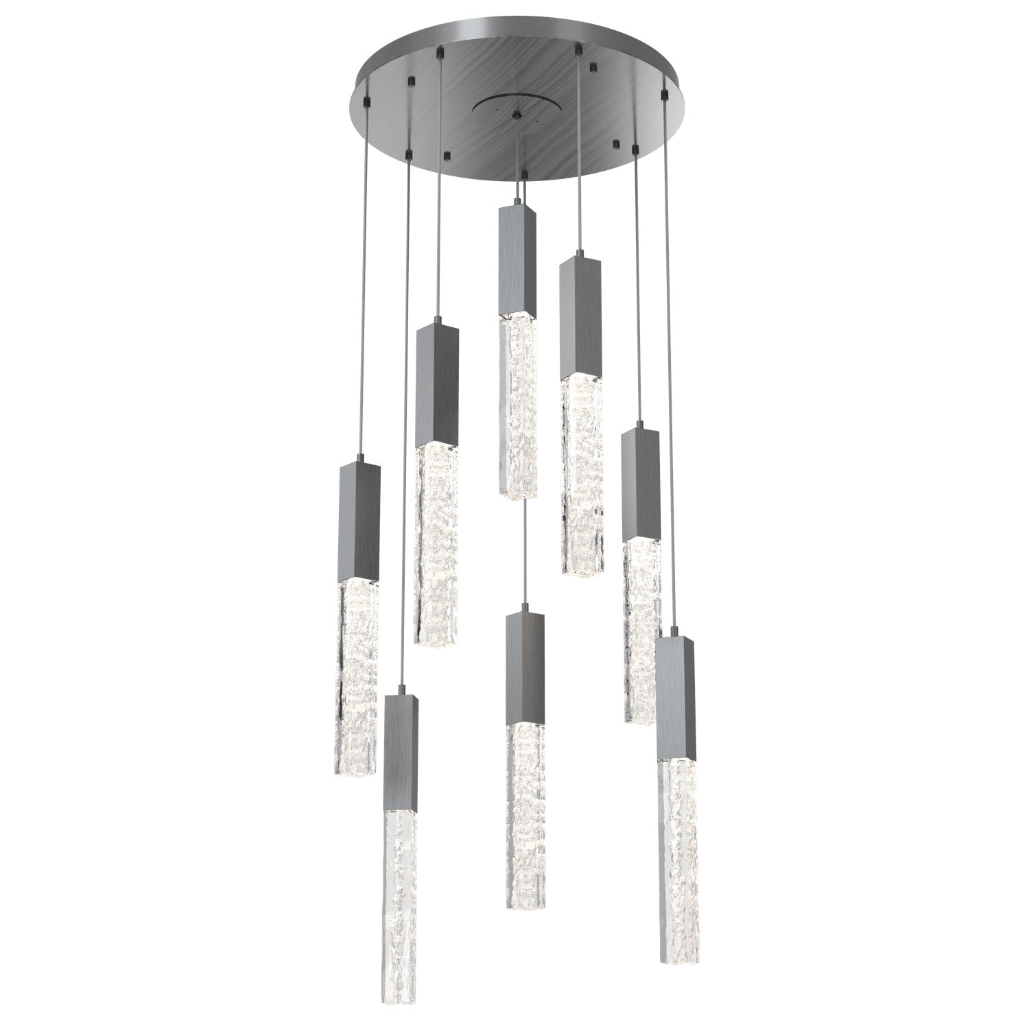 Hammerton Studio - CHB0060-08-GM-GC-C01-L1 - LED Pendant - Axis - Gunmetal