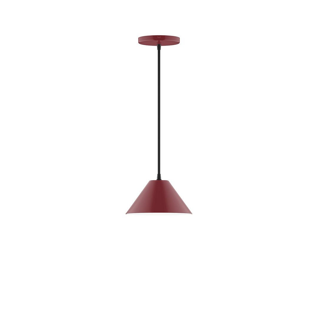 Montclair Light Works - PEB421-55-C23 - One Light Pendant - Axis - Barn Red