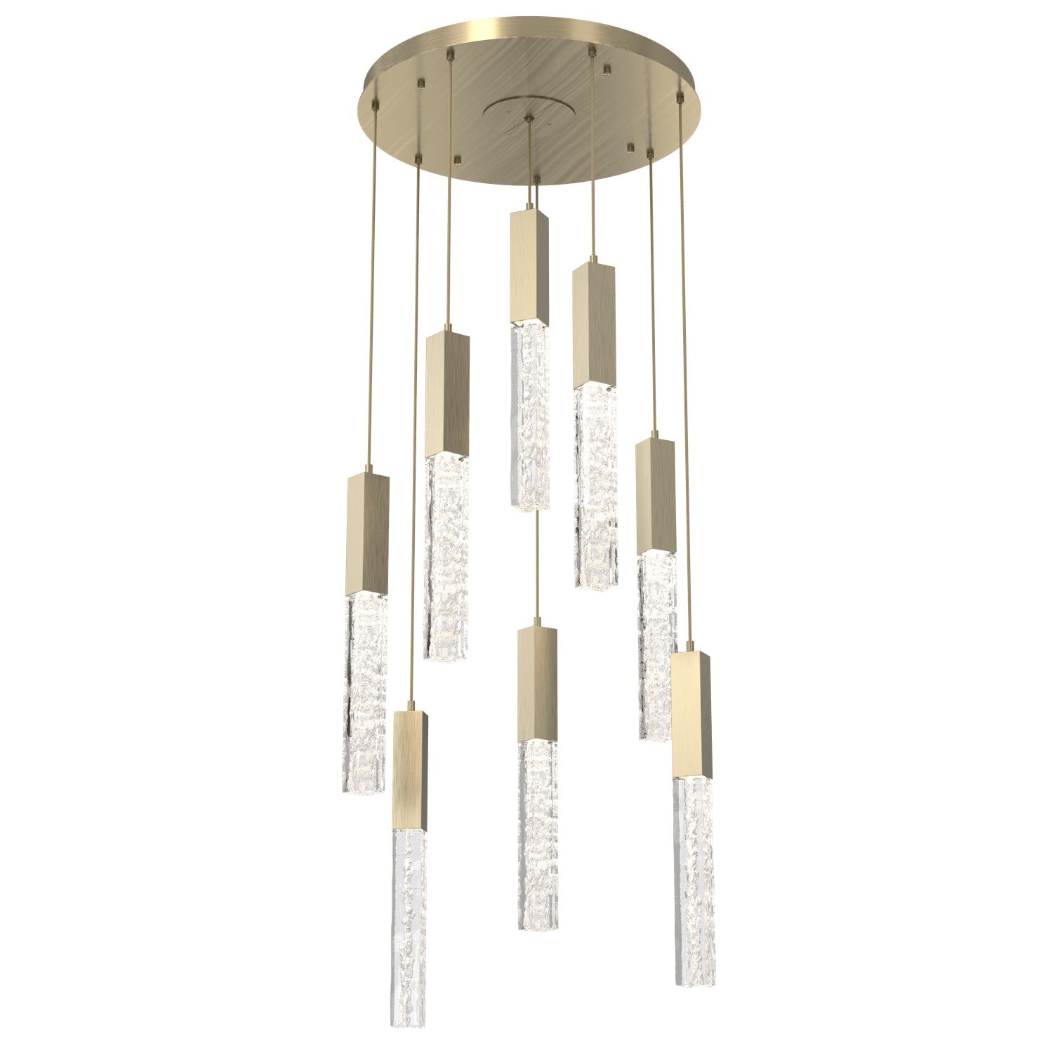 Hammerton Studio - CHB0060-08-HB-GC-C01-L1 - LED Pendant - Axis - Heritage Brass