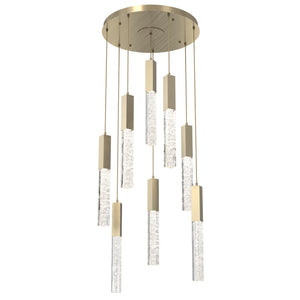 Hammerton Studio - CHB0060-08-HB-GC-C01-L1 - LED Pendant - Axis - Heritage Brass