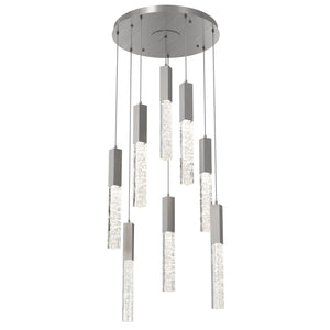 Hammerton Studio - CHB0060-08-SN-GC-C01-L1 - LED Pendant - Axis - Satin Nickel